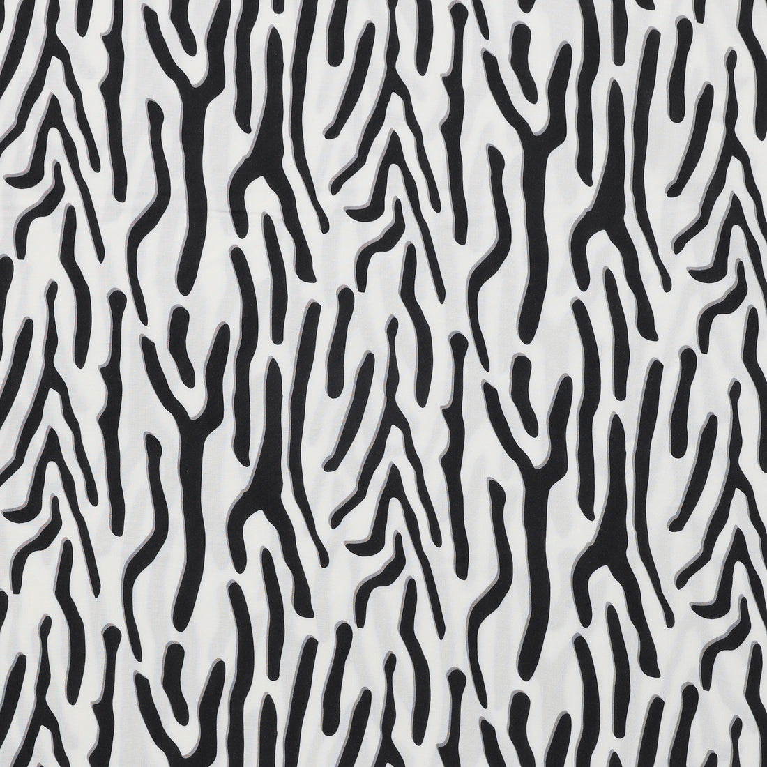 Mimi G - Rayon - Designer - Zebra - White