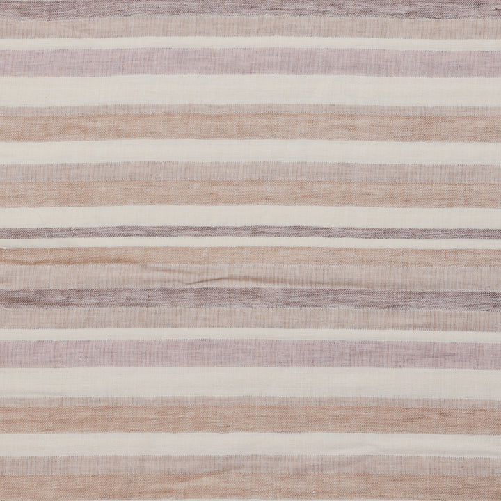 Linen Blend - Jacquard Stripe - Natural