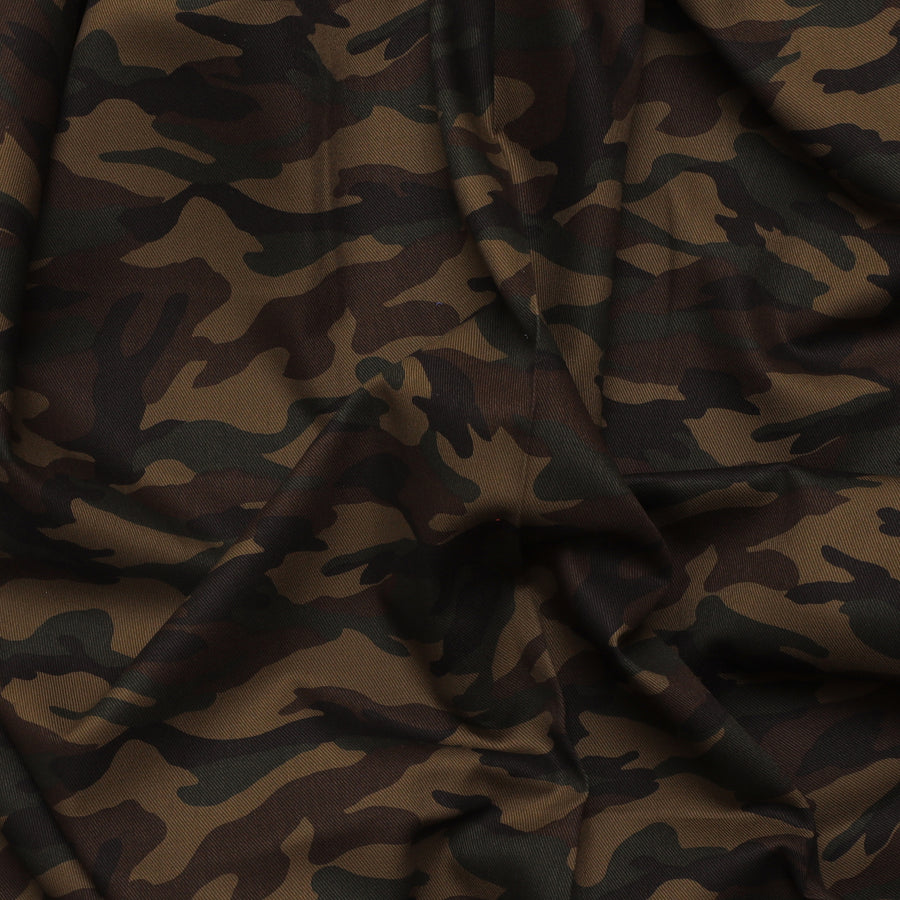 Sevenberry - Cotton - Twill - Camouflage - Olive