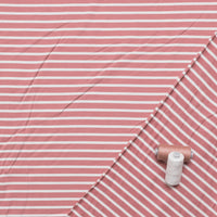 Bamboo Cotton - Mariner French Terry - Canyon Rose Ivory