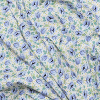 Cotton - Knit - Laguna Print - Cornflower