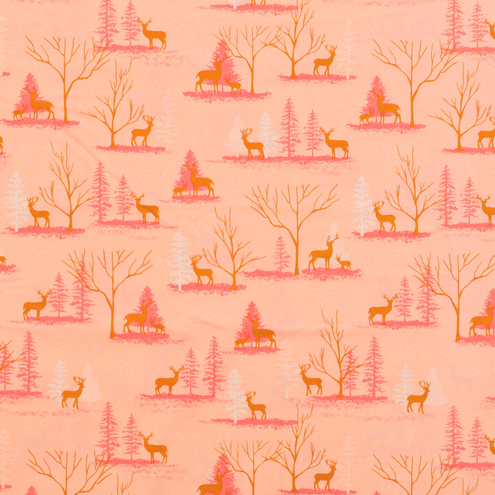 AGF - Cotton - Cozy & Magical - Deer In Winterland