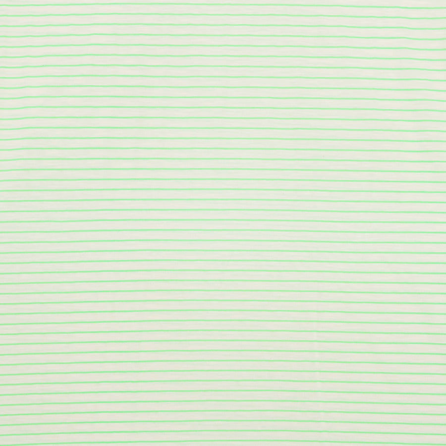 Katia - Slub Jersey - Green Stripes