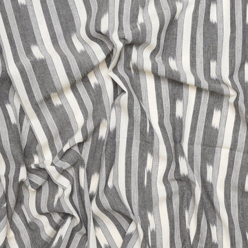 Cotton - Bali Ikat - Black Stripe