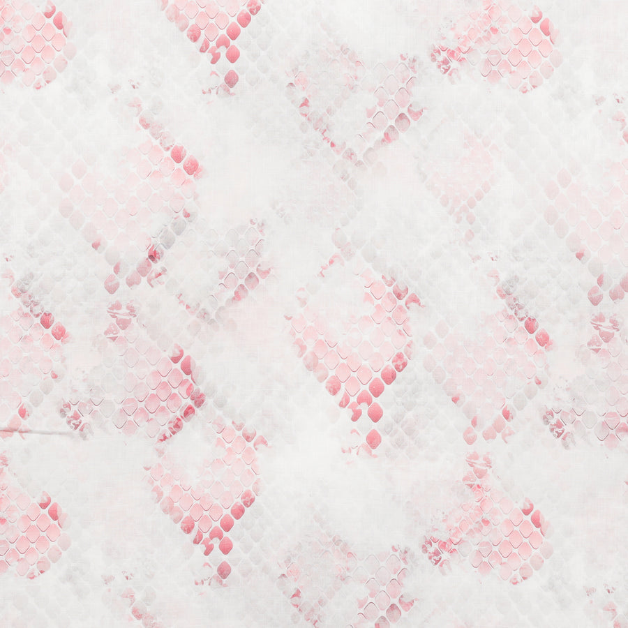 Linen - Digital Print - Pink