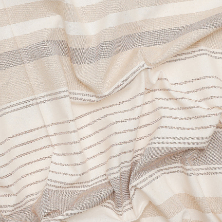 Katia - Cotton Blend - Recycled Canvas Stripe - Linen