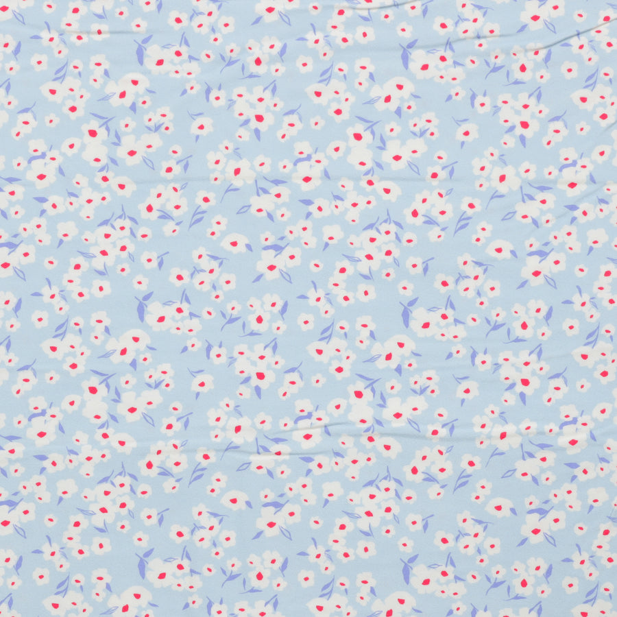 AGF - Flannel - Periwinkle - Spring Daisies