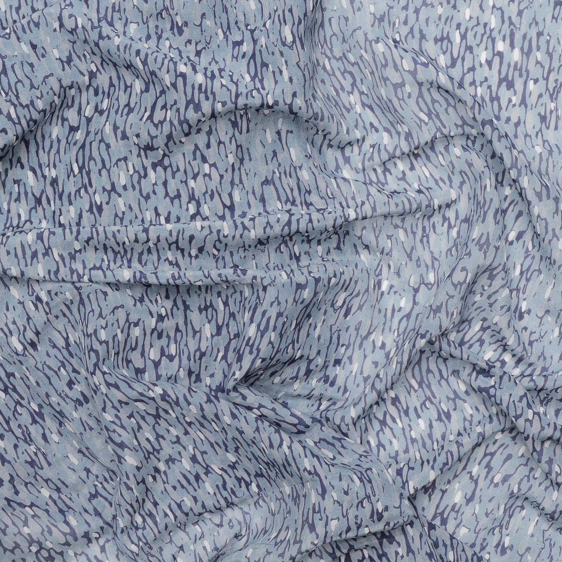 Cotton Silk - Print - Denim