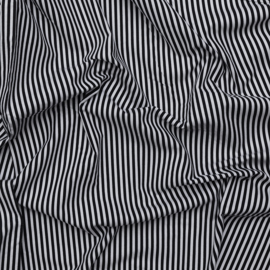 Cozy Cotton - Flannel - Stripes - Black
