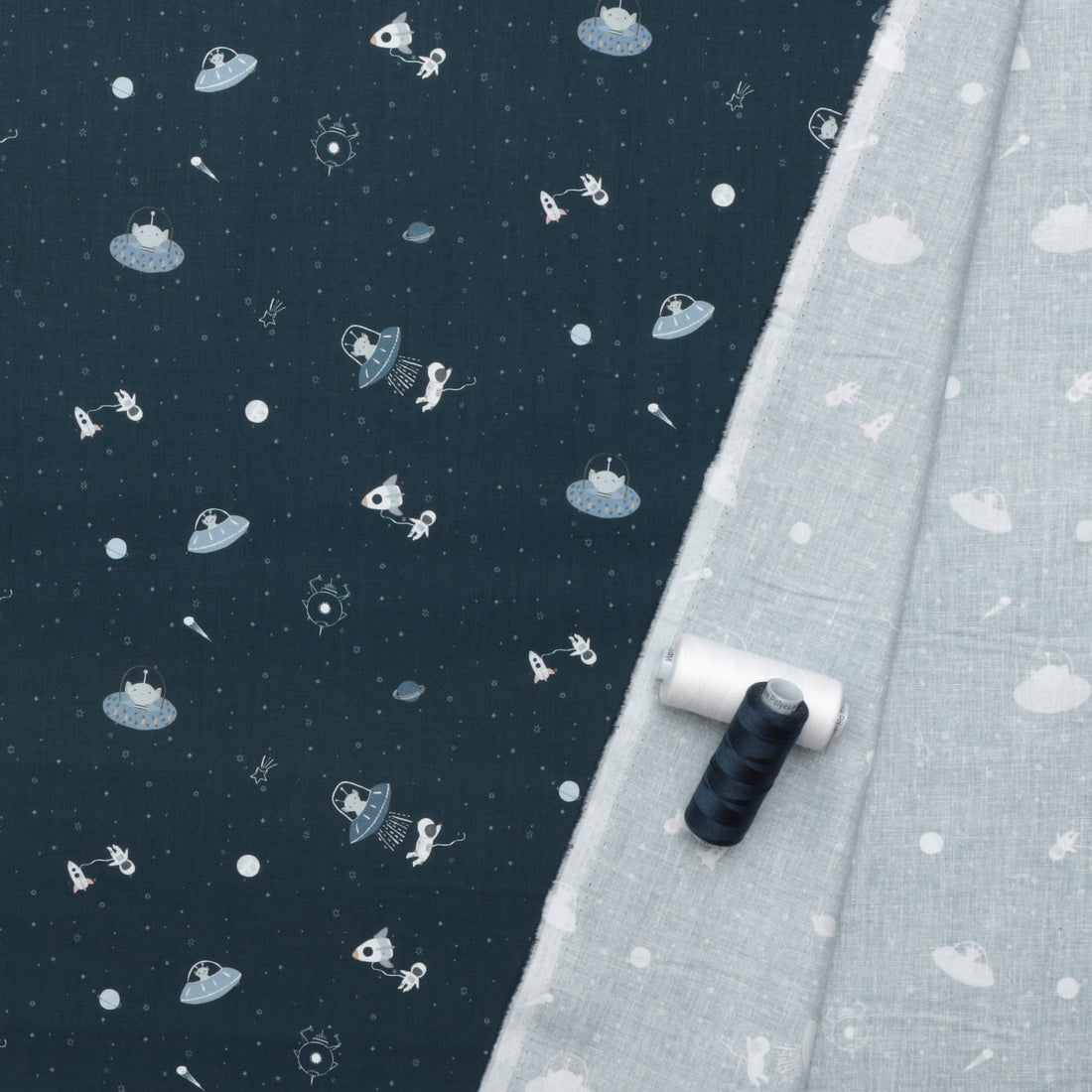 Stella Rosa Moon Rack Dear Stella - Cotton - To The Moon - Spaced Out – RICK RACK Textiles