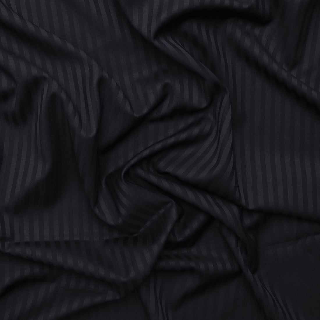 Wool Blend - Suiting - Superfine - Stripe - Black