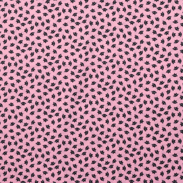 Cotton - Purr Fect Cats - Light Pink