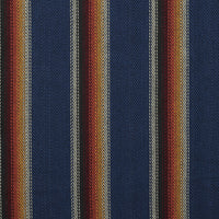 Cotton - Baja Blanket - Stripe - Blue Jay