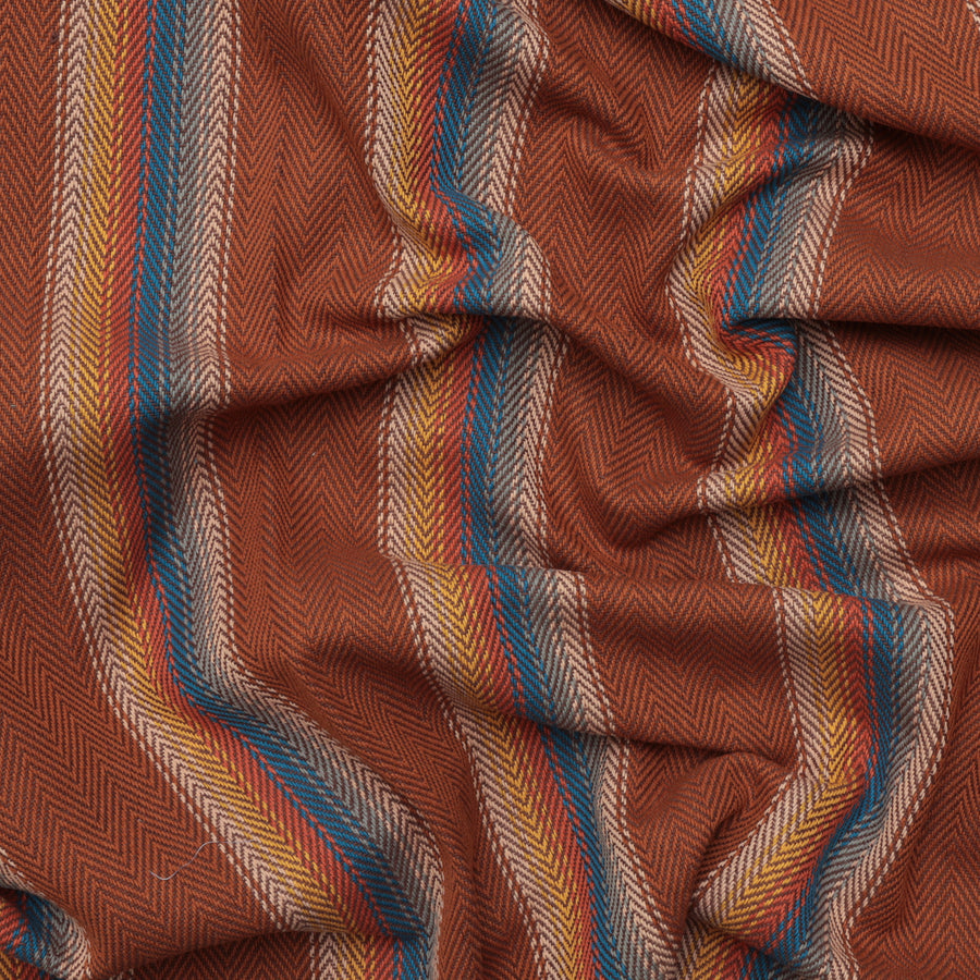 Cotton - Baja Blanket - Stripe - Sienna