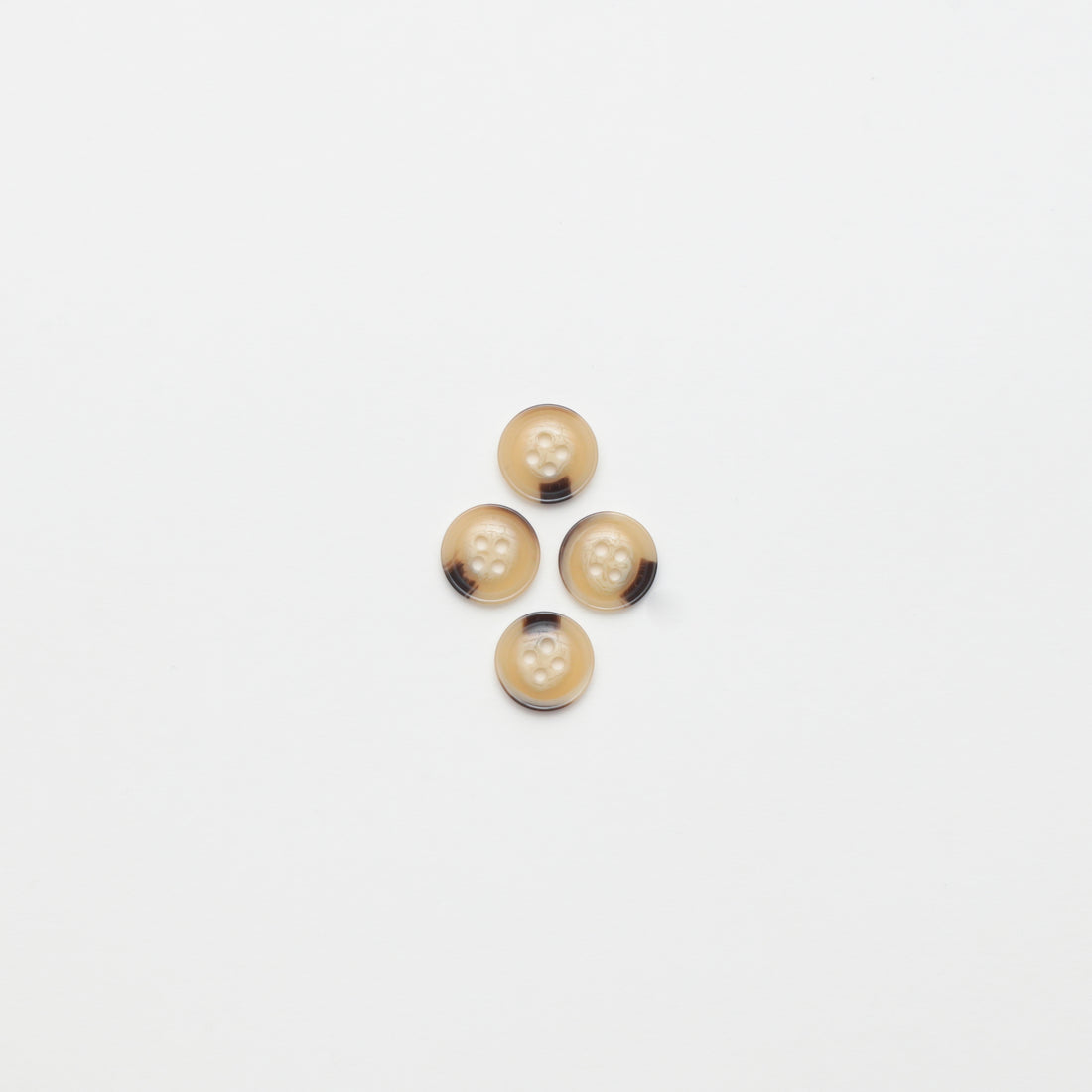 Buttons - 4-Hole - Cinnamon Bun - Assorted Sizes