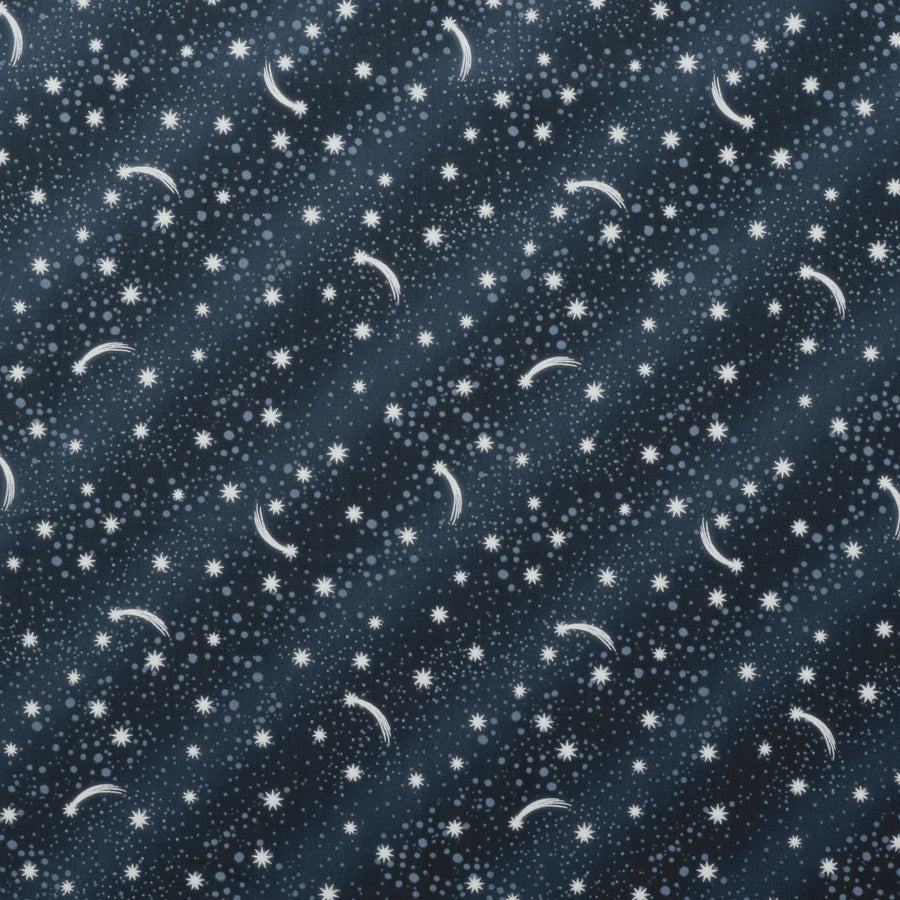Lewis & Irene - Cotton - Space Glow - Stars - Midnight
