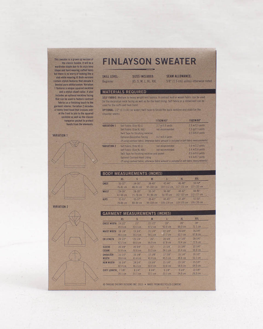 Thread Theory - Finlayson Sweater – RICK RACK Textiles