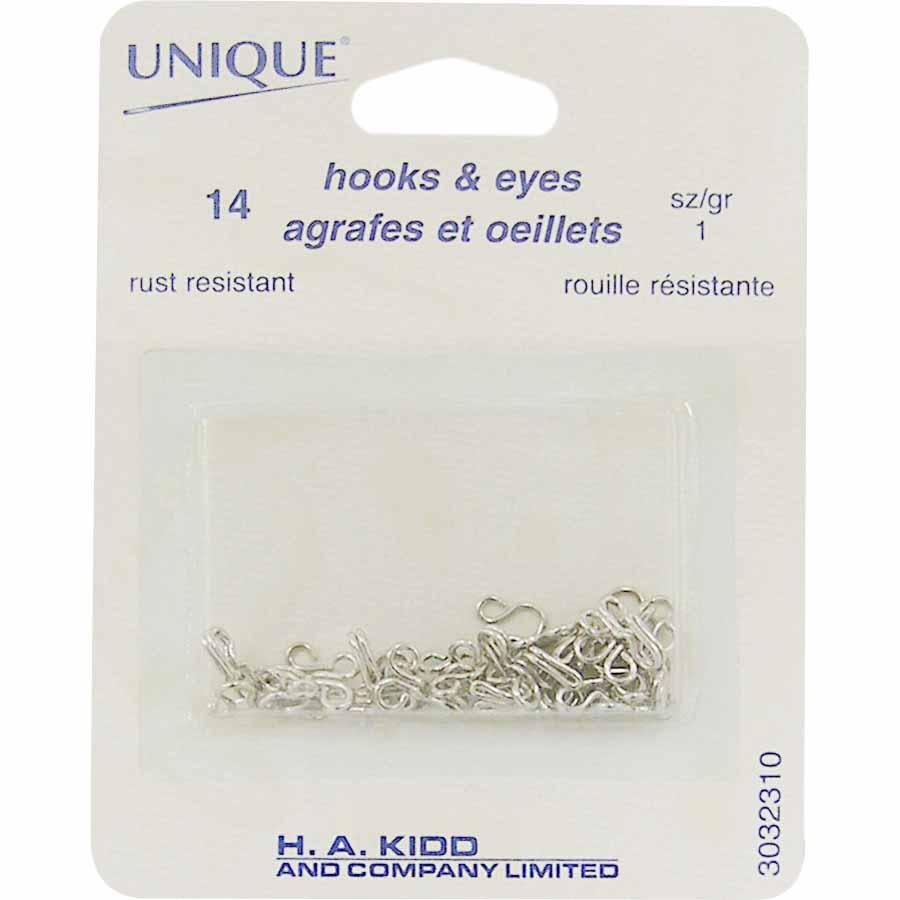 UNIQUE - Hooks & Eyes - Assorted