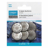 UNIQUE - Jean Buttons - 20mm - Assorted