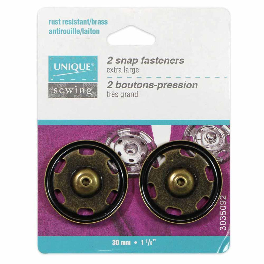 UNIQUE - Snap Fasteners - 30mm - Assorted – RICK RACK Textiles