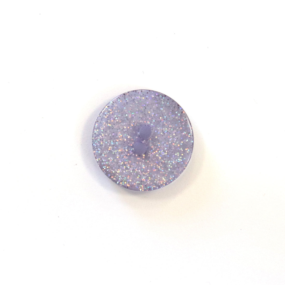 Button - 2 Hole - 18mm - Glitter - Assorted